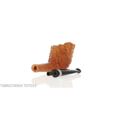Gheppo pipe billiard cutty rustic briar finish - Tobacco Pipes - Natural root