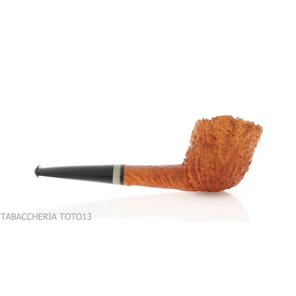 Gheppo pipa billiard cutty acabado de brezo rústico-Gheppo Italian Pipes