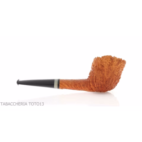 Gheppo pipa billiard cutty acabado de brezo rústico-Gheppo Italian Pipes