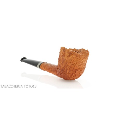 Gheppo billard cutty pipe finition bruyère rustique - Pipe Pour le Tabac - Racine naturelle