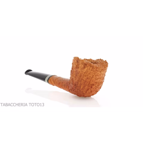 Gheppo pipa billiard cutty acabado de brezo rústico-Gheppo Italian Pipes