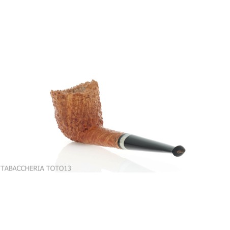 Gheppo billard cutty pipe finition bruyère rustique - Pipe Pour le Tabac - Racine naturelle