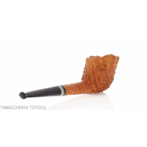 Gheppo pipa billiard cutty acabado de brezo rústico-Gheppo Italian Pipes