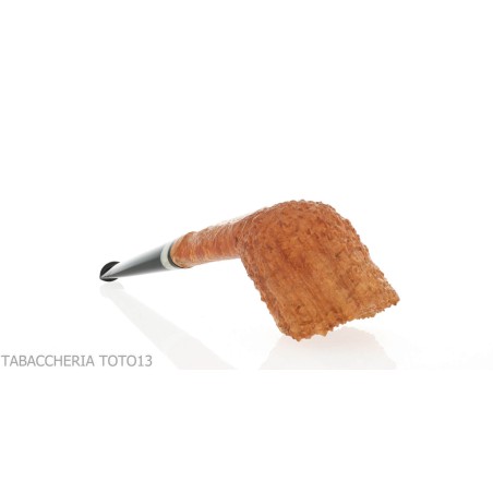 Gheppo billard cutty pipe finition bruyère rustique - Pipe Pour le Tabac - Racine naturelle