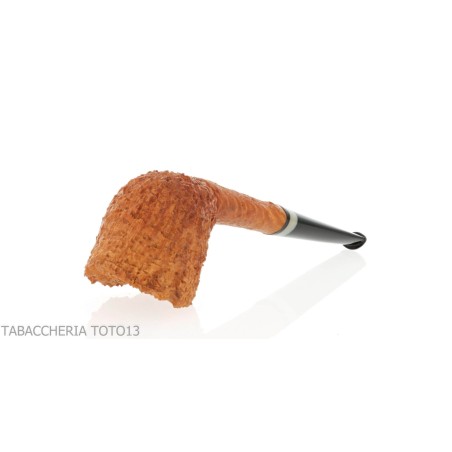 Gheppo billard cutty pipe finition bruyère rustique - Pipe Pour le Tabac - Racine naturelle