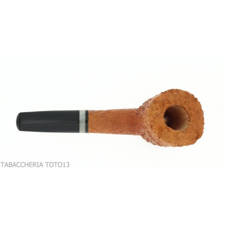 Gheppo billard cutty pipe finition bruyère rustique - Pipe Pour le Tabac - Racine naturelle