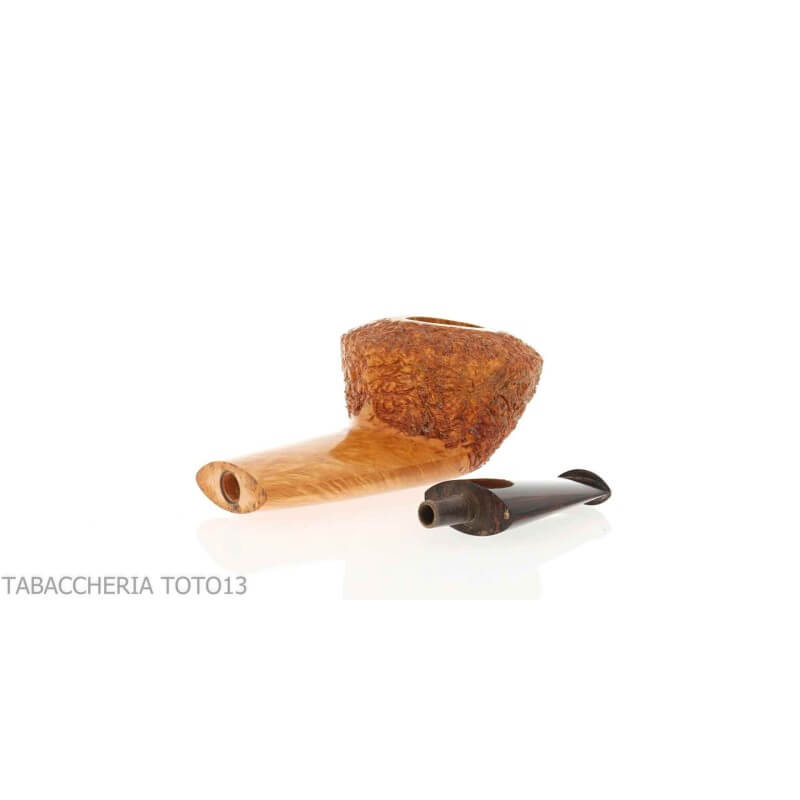 Pipa Gheppo forma ukelele acabado brezo rústico - Gheppo Italian Pipes