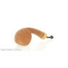 Gheppo halbgekrümmte apfelförmige Pfeife mit sandgestrahltem Bruyère-Finish - Gheppo Italian Pipes