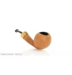 Pipa Gheppo semicurva en forma de Apple con acabado de brezo arenado - Pipas de Tabaco