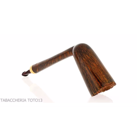Gheppo pipe shape dublin dark briar finish - Tobacco Pipes - Natural root