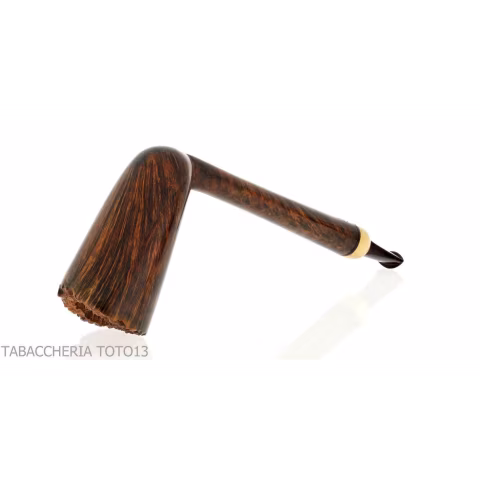 Gheppo pipe shape dublin dark briar finish - Tobacco Pipes - Natural root