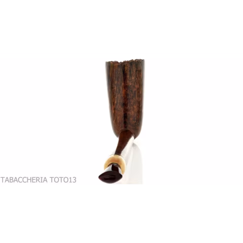 Gheppo pipe shape dublin dark briar finish - Tobacco Pipes - Natural root