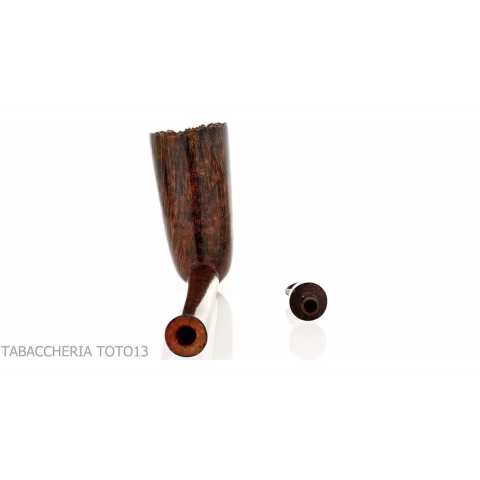 Gheppo pipe shape dublin dark briar finish - Tobacco Pipes - Natural root