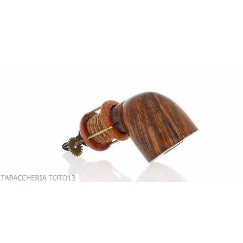 Gheppo Punk Gear pipe, billiard cutty shape, natural briar finish - Tobacco Pipes - Natural root