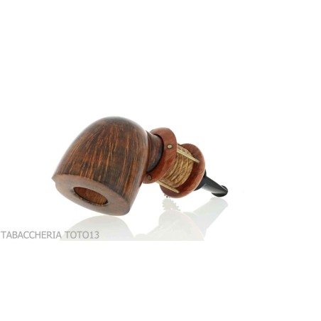Pipa Gheppo Punk Gear, forma de corte de billar, acabado de brezo natural - Pipas de Tabaco