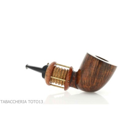 Pipa Gheppo Punk Gear, forma de corte de billar, acabado de brezo natural - Pipas de Tabaco