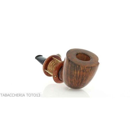 Pipa Gheppo Punk Gear, forma de corte de billar, acabado de brezo natural - Pipas de Tabaco