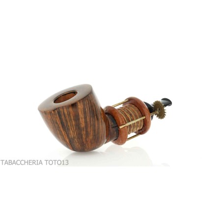 Pipa Gheppo Punk Gear, forma de corte de billar, acabado de brezo natural - Pipas de Tabaco