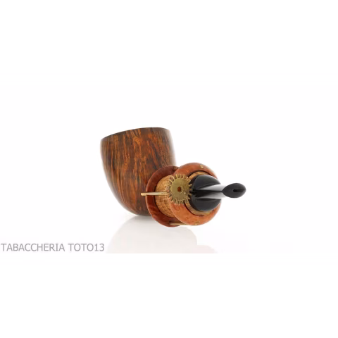 Gheppo Punk Gear pipe, billiard cutty shape, natural briar finish - Tobacco Pipes - Natural root