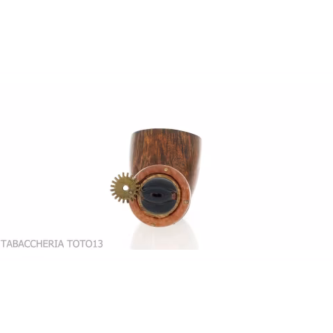 Pipa Gheppo Punk Gear, forma de corte de billar, acabado de brezo natural - Pipas de Tabaco
