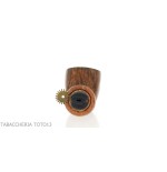 Gheppo Punk Gear pipe, billiard cutty shape, natural briar finish - Tobacco Pipes - Natural root