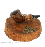 Pipa Gheppo Punk Gear, forma de corte de billar, acabado de brezo natural - Pipas de Tabaco