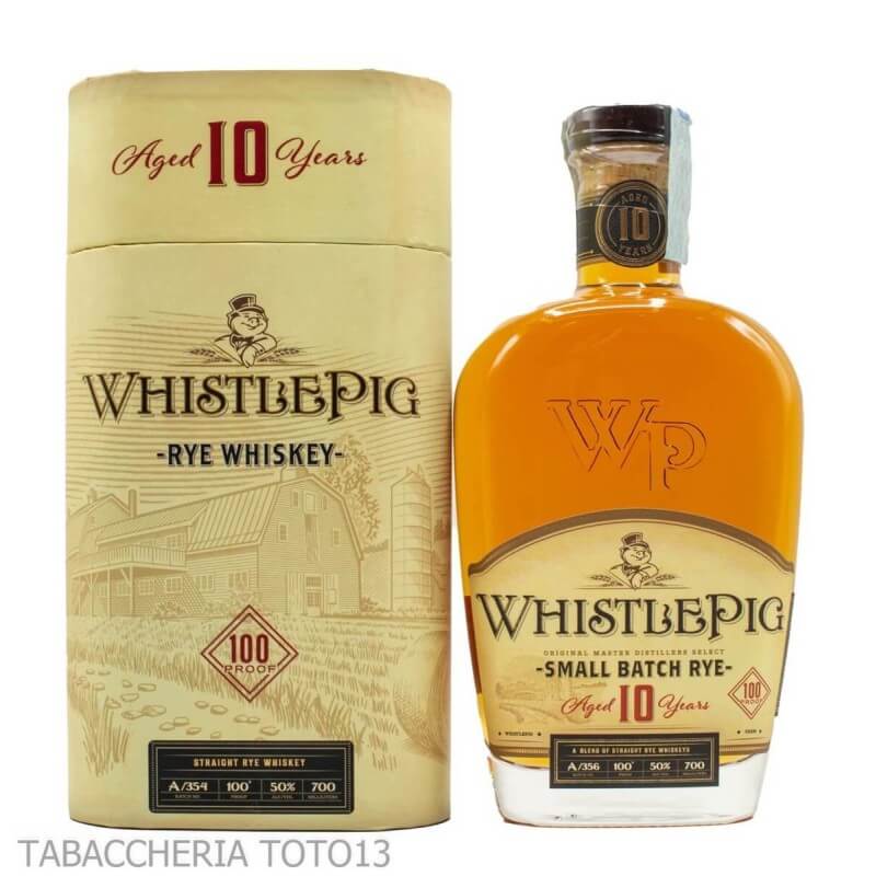 Whistlepig 10 yo Straight Rye whiskey Vol.50% Cl.70 - Whistlepig Whiskey