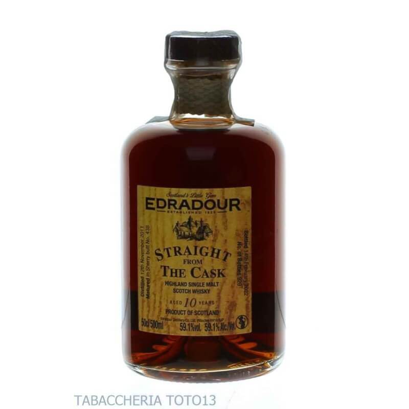 Edradour Straight from the cask Sherry 2011 Vol.59,1% Cl.50 - EDRADOUR DISTILLERY