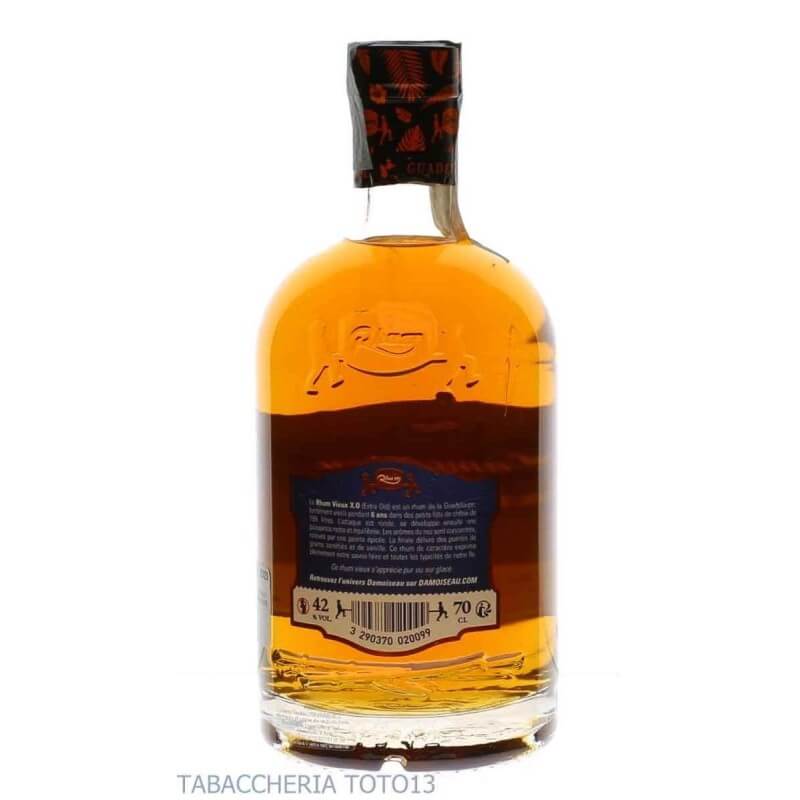 Damoiseau XO rhum vieux agricole Vol.42% Cl.70 - DAMOISEAU