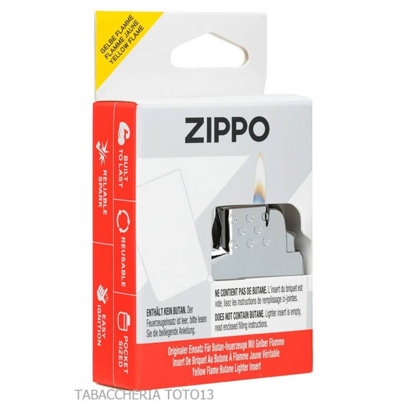 Zippo Torch Yellow interior de reemplazo de gas de llama suave - Zippo