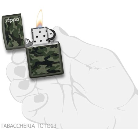 Zippo-Camouflage mit Logo - Feuerzeuge