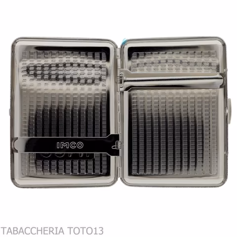 Imco decorated steel case for 12 cigarettes-Cigarette case