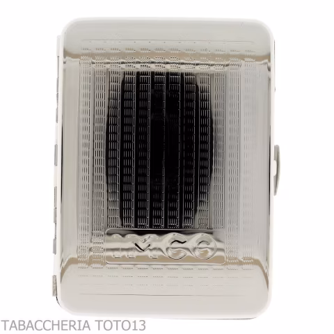 Imco decorated steel case for 12 cigarettes-Cigarette case