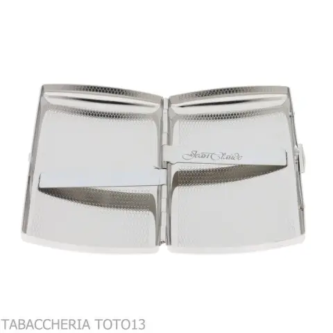 Etui à cigarettes arrondi 12 cigarettes en acier brossé - Accessoires Pour Cigarettes et Rolling - Métal