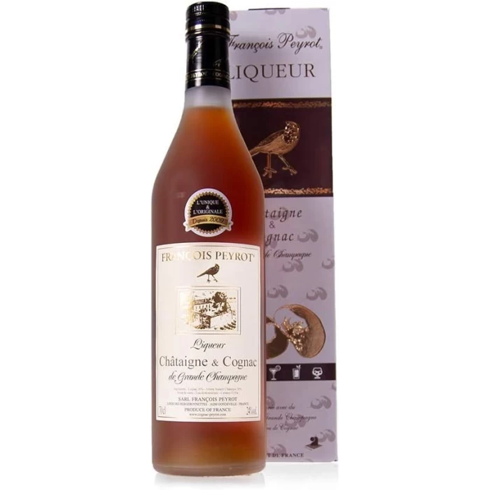 FRANCOIS PEYROT - Cognac - liqueur de châtaigne Francois Peyrot Vol.24% Cl.70