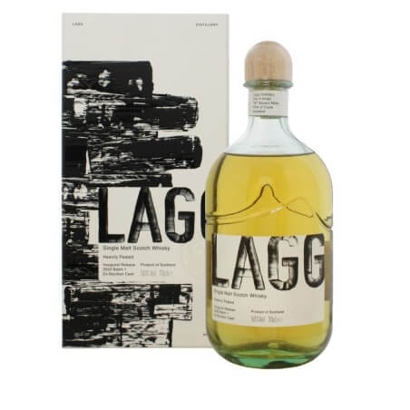 Lagg Single malt Heavily peated 2022 batch 1 ex-bourbon cask Vol.50% Cl.70