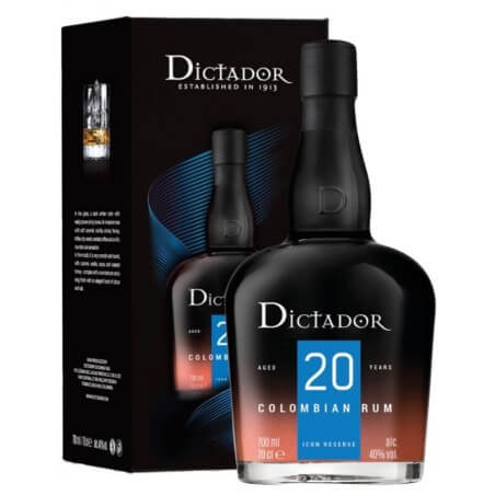 Dictador 20 Y.o. ron Colombia Vol.40% Cl.70 - Distilleria Colombiana
