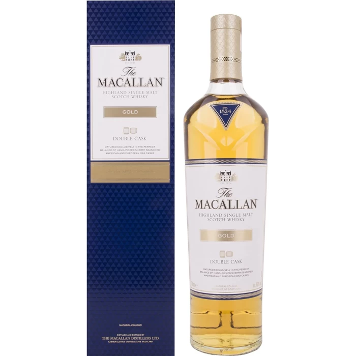 MACALLAN DISTILLERY - Macallan 12 y.o.The Gold double cask Vol.40% Cl.70