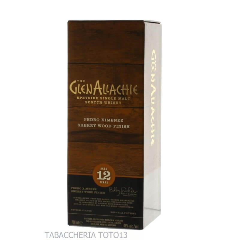 GlenAllachie 12 Y.o. Pedro Ximenez sherry wood finish Vol.48% Cl.70 - Glenallachie Distillers