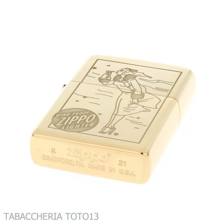 Zippo Windy incisione dorato - Accendini