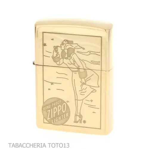Zippo Windy incisione dorato - Accendini