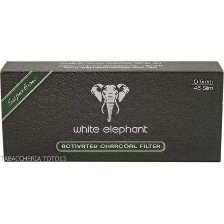 White Elephant Aktivkohlefilter 6mm Slim - Zubehör für Tabakpfeifen