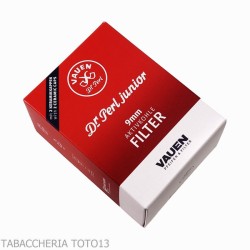 Vauen Vereinigte Pfeifenfabriken - Vauen Dr Perl Junior Filtros 9 mm con carbón activado 40 piezas