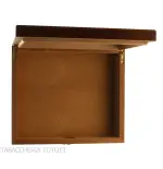 Befeuchtete Box für Briar-Zigarren mit Glasdeckel, komplett mit Aschenbecher, Cutter - Zubehör Cigar