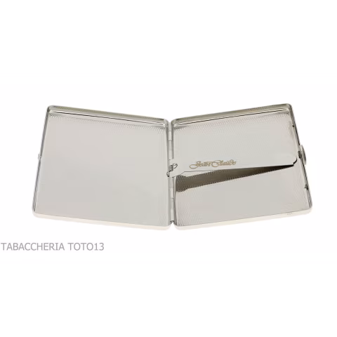 Cigarette case for 9 cigarettes with satin steel finish - Accessories For Cigarettes And Rolling - Metal
