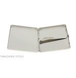 Cigarette case for 9 cigarettes with satin steel finish - Accessories For Cigarettes And Rolling - Metal