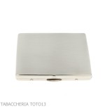 Cigarette case for 9 cigarettes with satin steel finish - Accessories For Cigarettes And Rolling - Metal