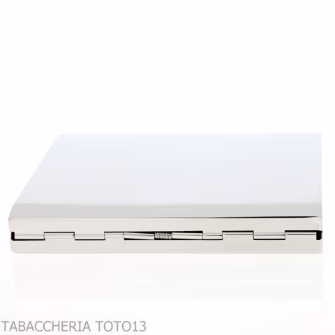 Etui à cigarettes en argent satiné pour 20 cigarettes-Étui à cigarettes