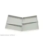 Pitillera en plata satinada para 20 cigarrillos - Accesorios Para Cigarrillos y Laminado