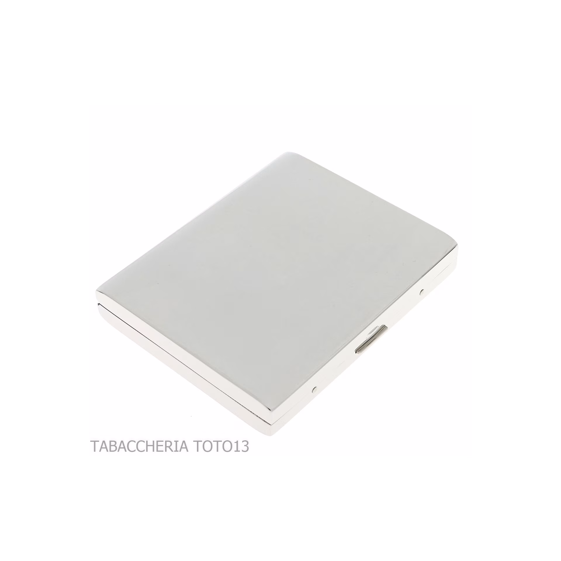 Etui à cigarettes en argent satiné pour 20 cigarettes-Étui à cigarettes